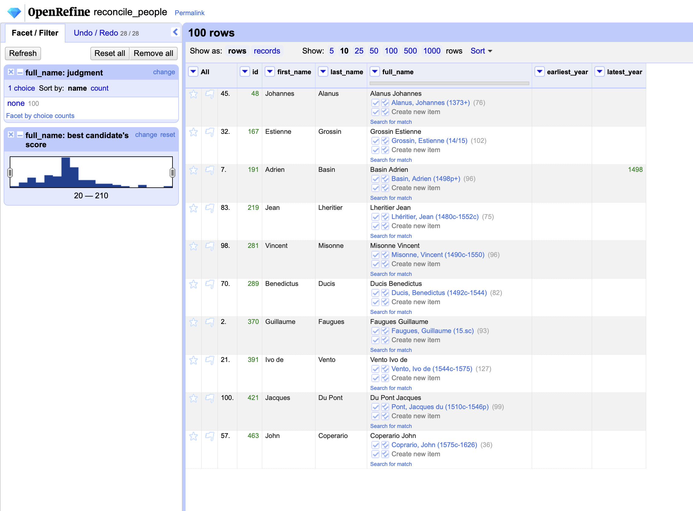 OpenRefine Sample